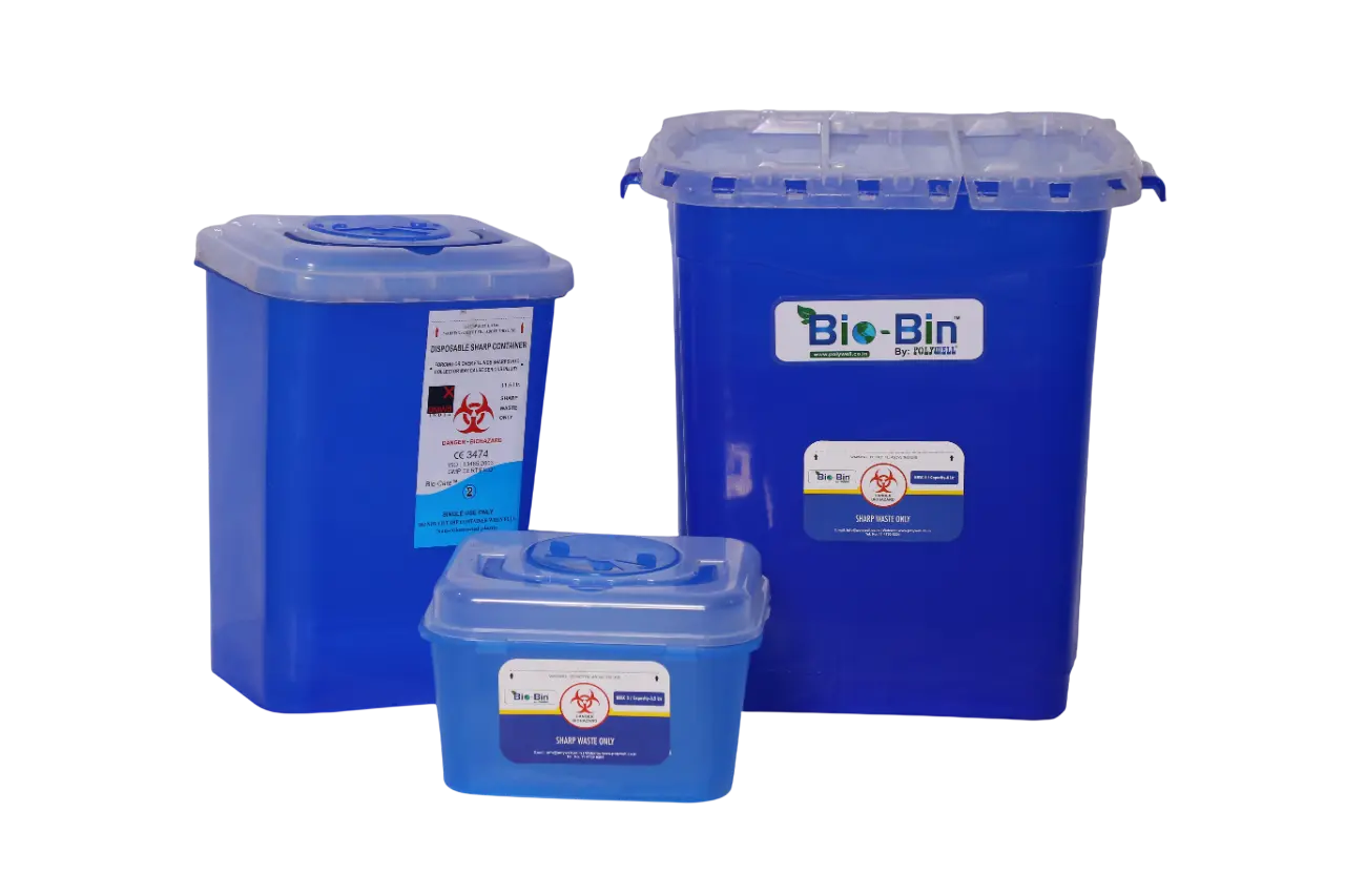 Wall-Mounted Sharp Containers